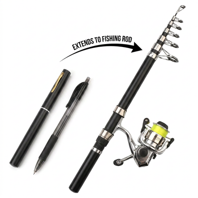 PocketCast Mini Fishing Rod & Reel Combo