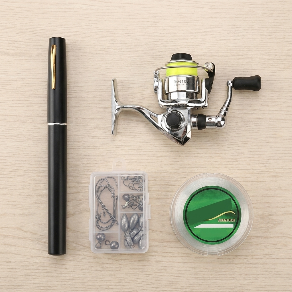 PocketCast Mini Fishing Rod & Reel Combo
